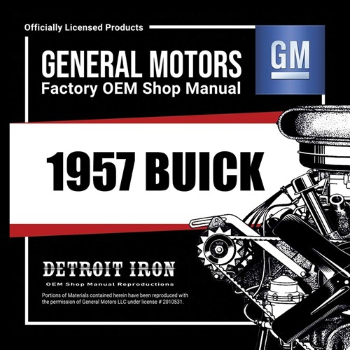 1957 Buick CD-ROM Shop Manual, Body Manual, & Body Parts Book 