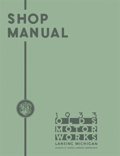 1933 Oldsmobile Repair Manual Reprint