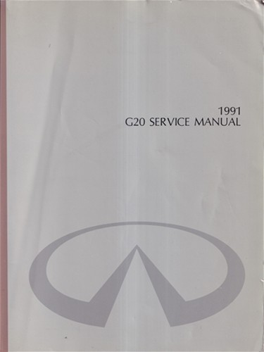1991 Infiniti G20 Repair Manual Original 