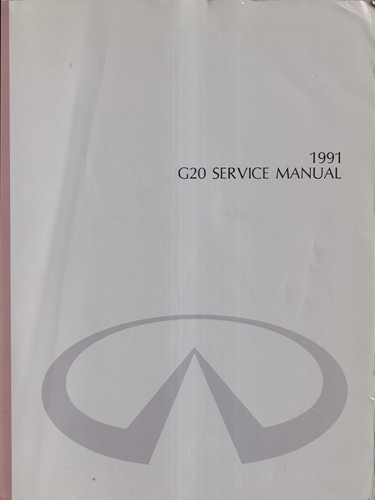 1991 Infiniti G20 Repair Manual Original 