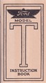 1909-1914 Ford Model T Car & Truck Owner's Manual Reprint