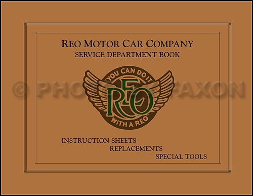 1910-1918 REO Service Manual Reprint