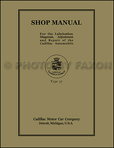 1918-1919 Cadillac Shop Manual Reprint 18-19 service