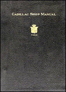 1922-1923 Cadillac Shop Manual Original 