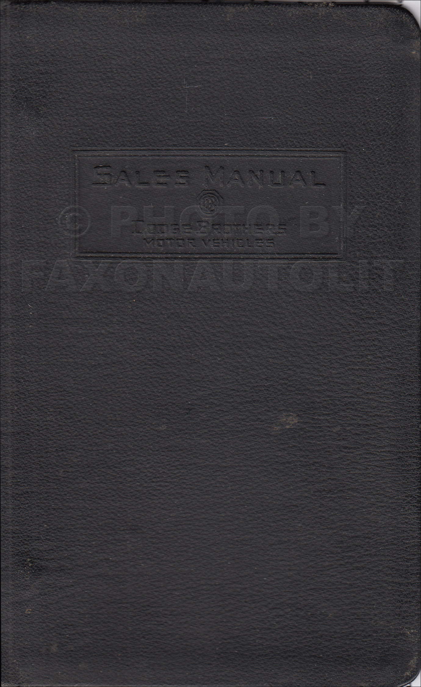 1923 Dodge Car & Truck Data Book Original