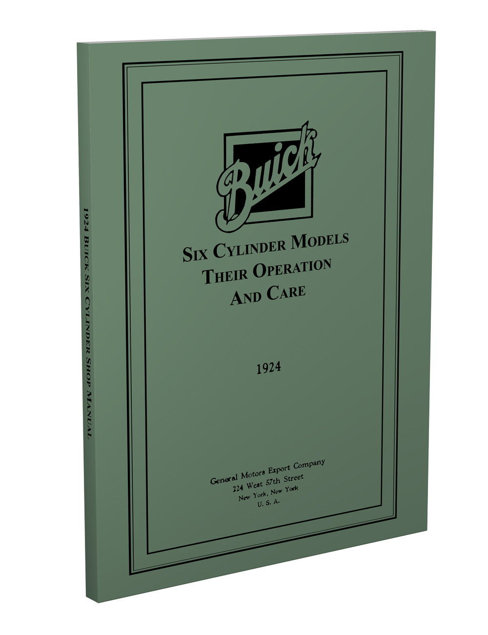1918-1924 Buick Shop Manual Reprint -- All models