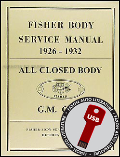 1926-1932 Chevy Body Repair Manual Reprint for closed cars, also helpful for open cars