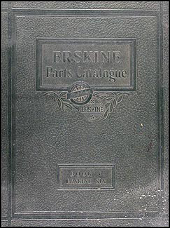 1927-1929 Erskine Six Parts Book Original