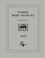 1927 Cadillac and LaSalle ONLY Fisher Body Manual Reprint