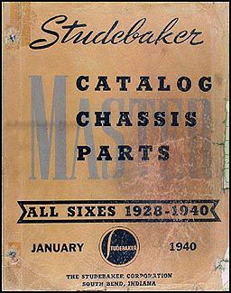 1928-1940 Studebaker 6 Cyl.Mechanical Parts Book Original