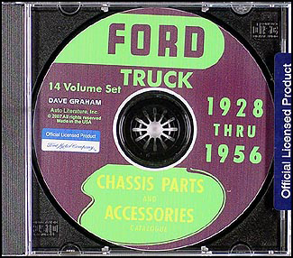 1928-1956 Ford Truck Parts Book on CD-ROM