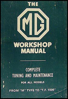 1929-1955 MG Bentley Repair Manual
