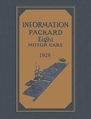 1929 Packard 8 Owner Manual Reprint 6-26 6-33 6-40 6-45