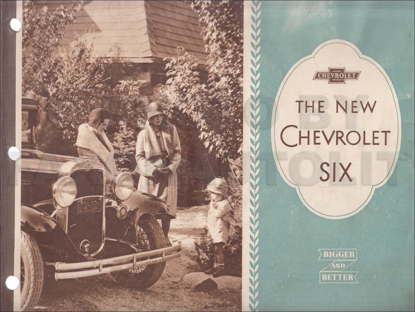 1930 Chevrolet Dealer Album Original