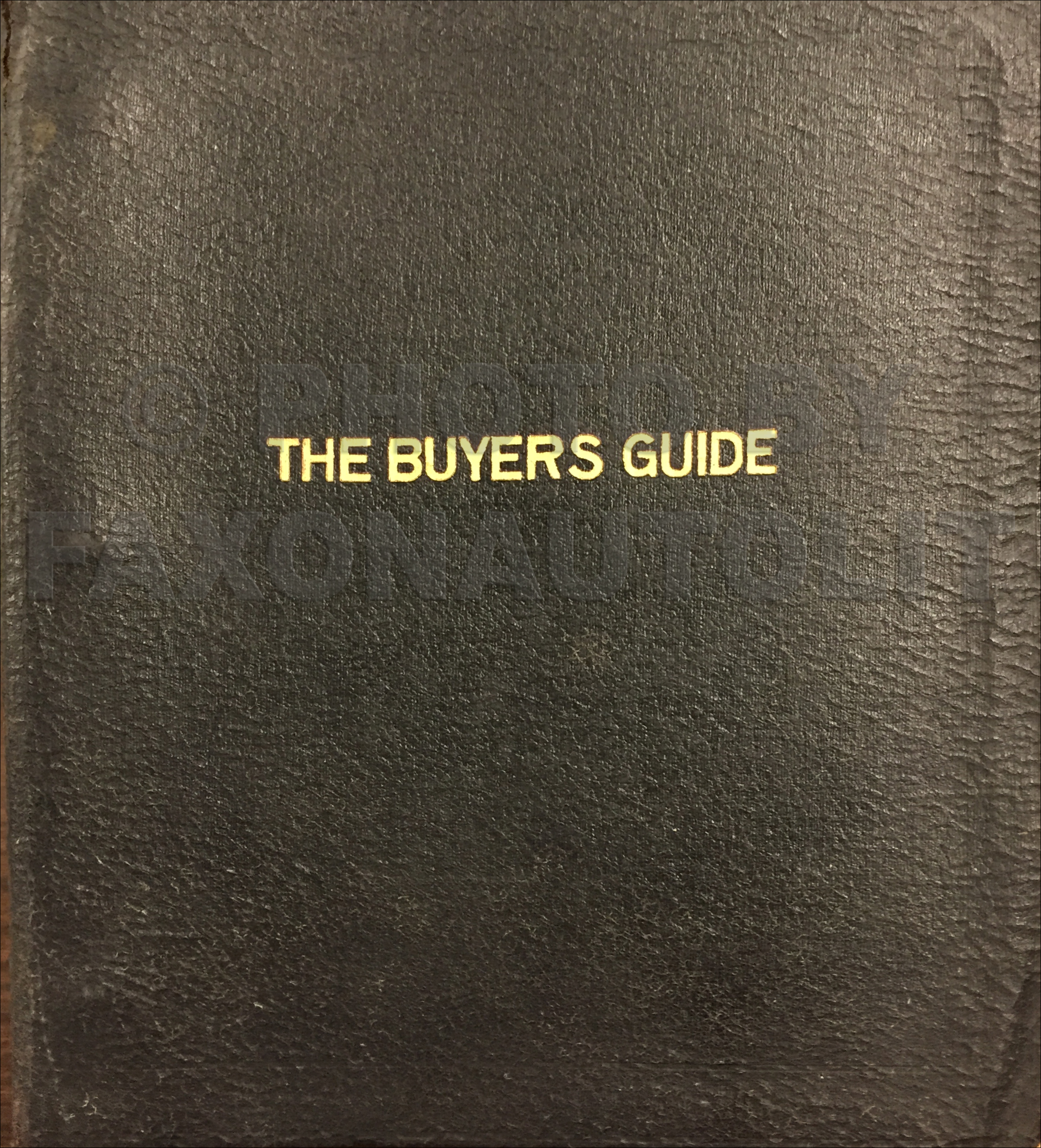 1931 Buick Dealer Album Original