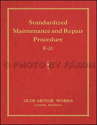 1934-1935 Oldsmobile Repair Manual Original 