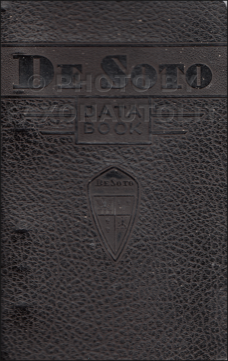 1932 De Soto SC Data Book Original