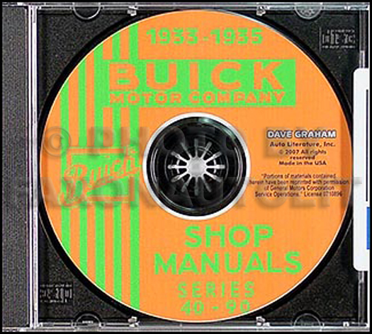 1933-1935 Buick CD-ROM Shop Manual 