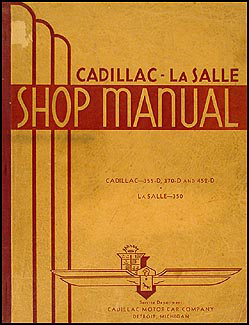 1934-1935 Cadillac & LaSalle Shop Manual Original