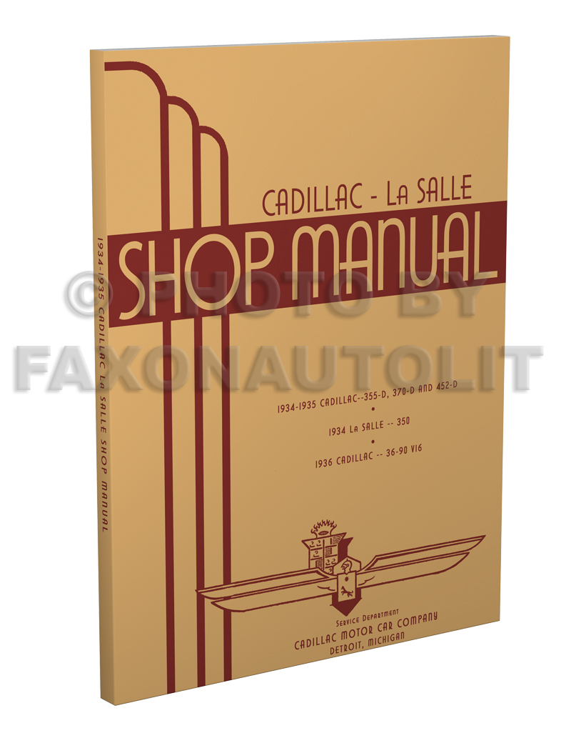 1934-1935 Cadillac & LaSalle Shop Manual Reprint