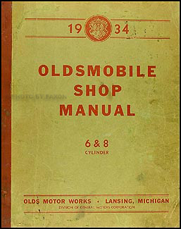 1934-1935 Oldsmobile Repair Manual Original 