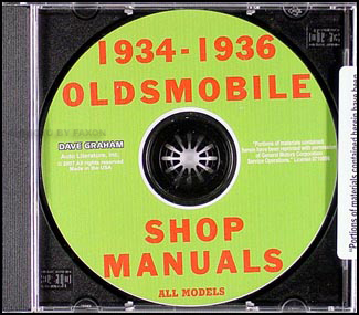 1934-1936 Oldsmobile CD-ROM Shop Manual