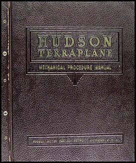 1934-1937 Hudson & Terraplane Shop Manual Original