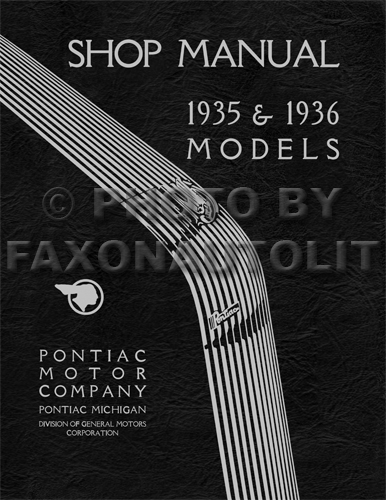 1935-1936 Pontiac Shop Manual Reprint 