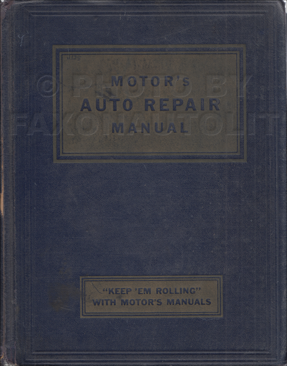 1935-1952 Motors 15th Edition Shop Manual