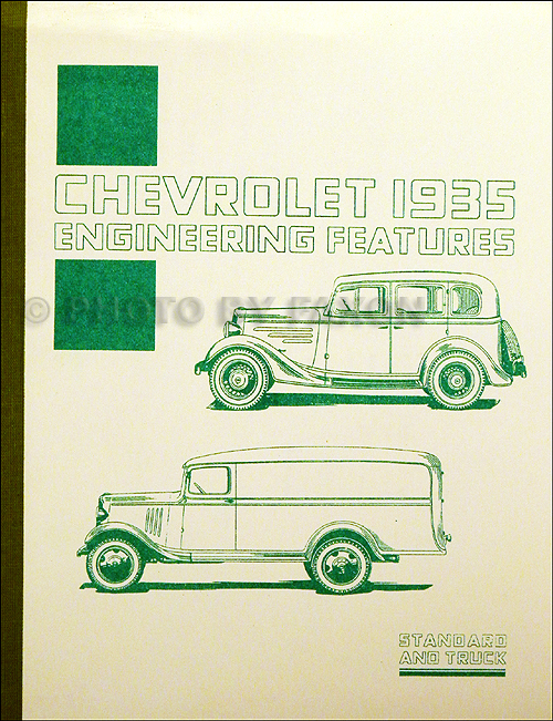 1935 Chevrolet Standard and Truck Engineering Features Reprint