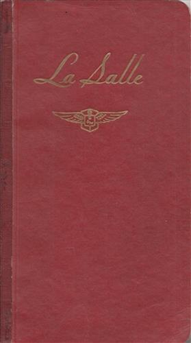 1935 Lasalle Data Book Original