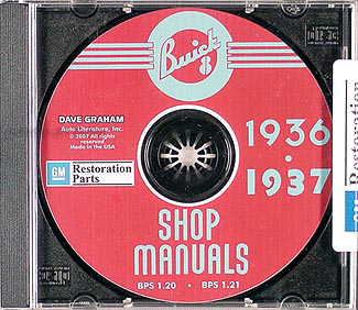 1936-1937 Buick Shop Manuals on CD-ROM