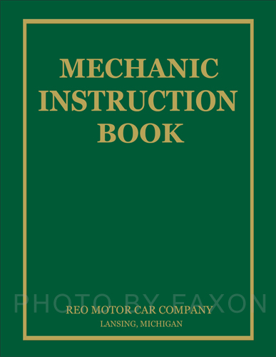 1936-1939 Reo Truck & Speedwagon Repair Manual Reprint 
