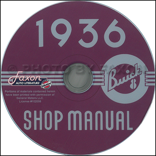 1936 Buick Repair Shop Manual on CD-ROM