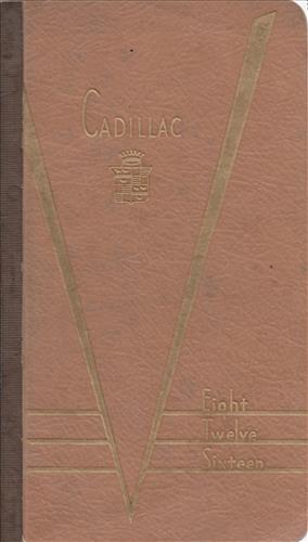 1936 Cadillac Data Book Original