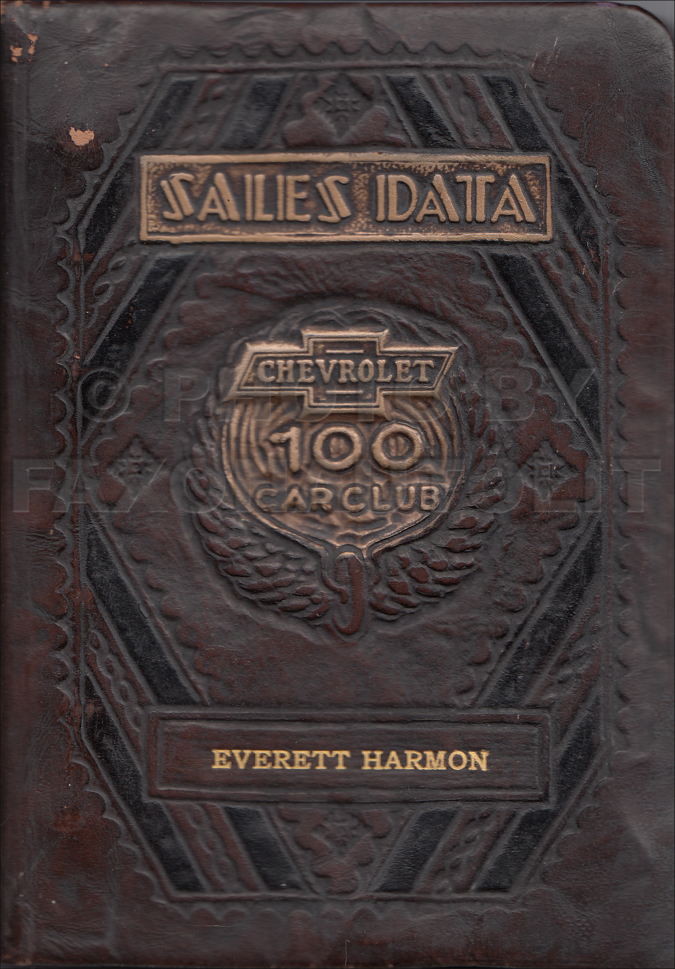 1936 Chevrolet Data Book Original