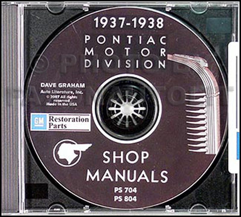 1937-1938 Pontiac CD-ROM Shop Manual 