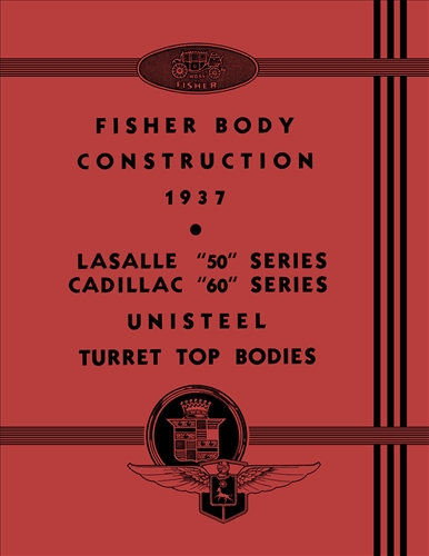 1937 Cadillac 60 and LaSalle 50 Body Manual Reprint