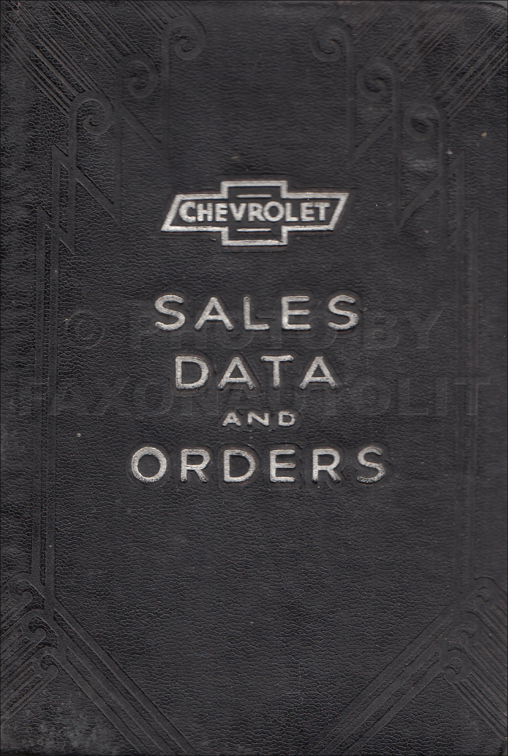 1937 Chevrolet Car Data Book Original