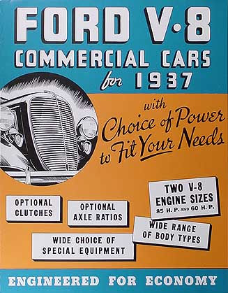 1937 Ford Pickup Truck Sales Brochure & Accessories Catalog Reprint Set