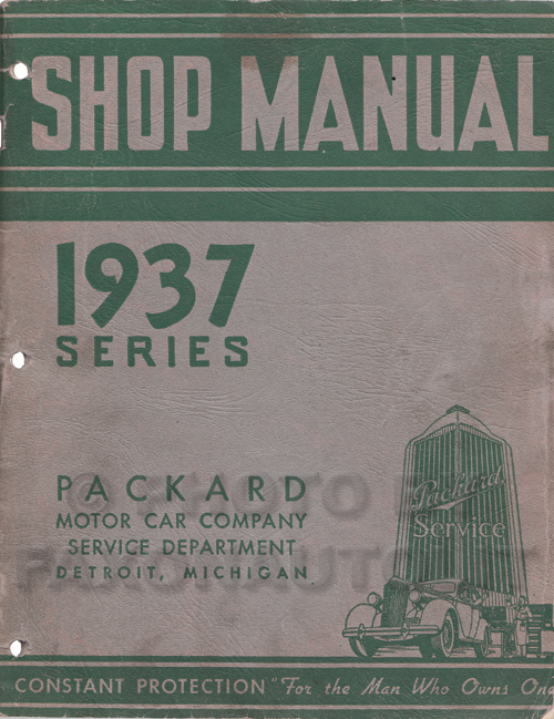 1937 Packard Repair Shop Manual Original