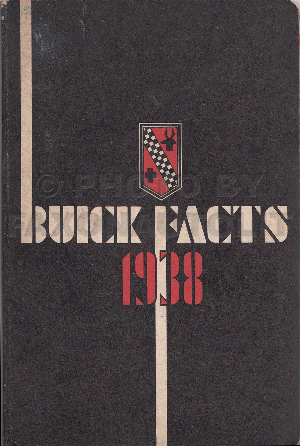 1938 Buick Facts Book Original