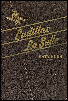 1938 Cadillac and La Salle Data Book Original