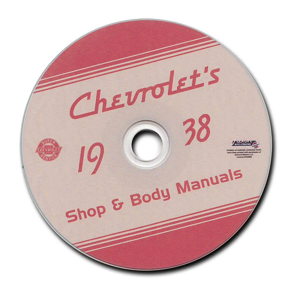 1937-1938 Chevrolet CD-ROM Shop Manual 