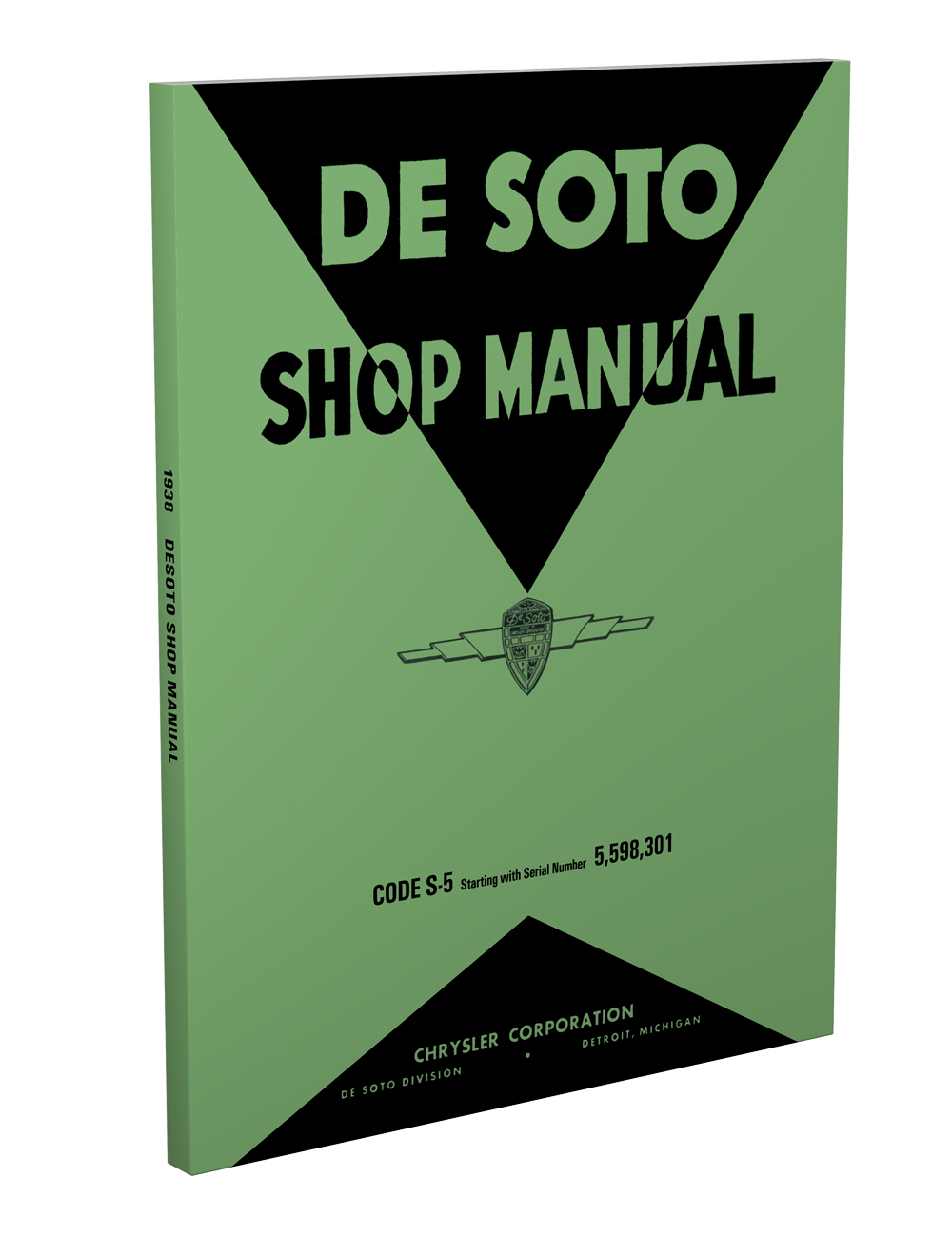 1938 De Soto Shop Manual Reprint 
