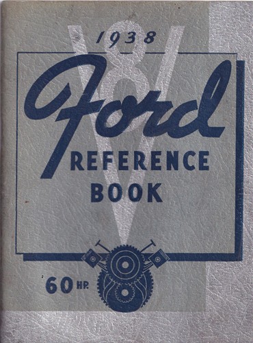 1938 Ford 60 HP Car & Pickup Owner's Manual Original
