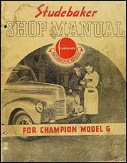 1939-1940 Studebaker Champion Shop Manual Original