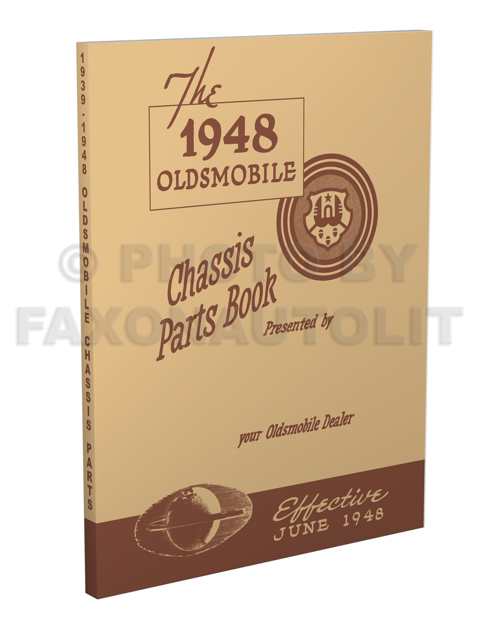 1939-1948 Oldsmobile Master Chassis Parts Book Reprint