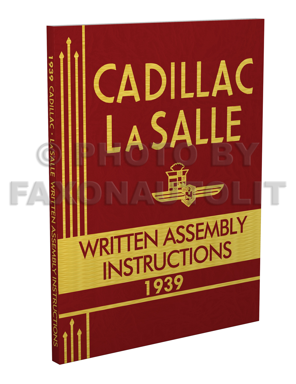 1939 Cadillac and LaSalle Written Assembly Manual Reprint