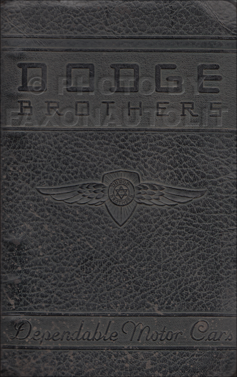 1939 Dodge Car Data Book Original